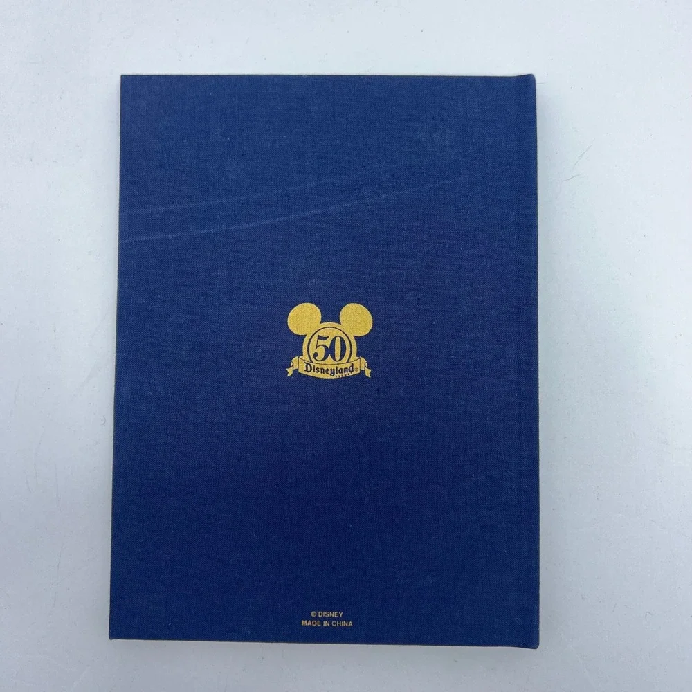Disney Castle‎ Bejewelled Journal 50th Anniversary Disneyland Blue Navy Notebook